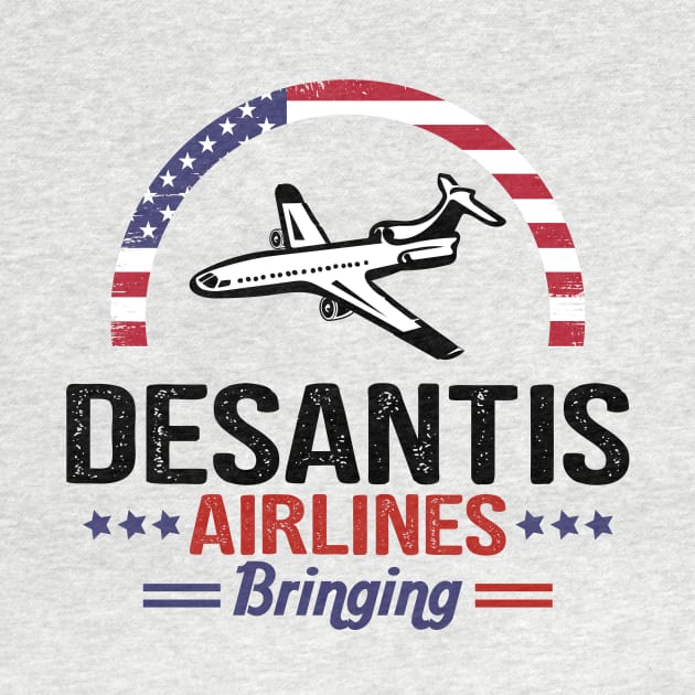 DeSantis Airlines Funny Political Meme Ron DeSantis by AYOUGO.ZONDA™